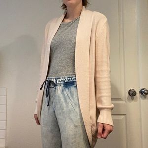 New York & Company Light Pink Cardigan